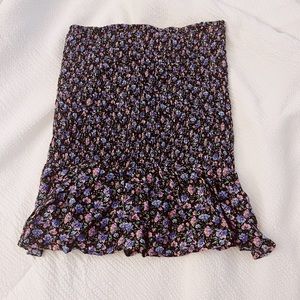 Topshop shirred skirt size us4